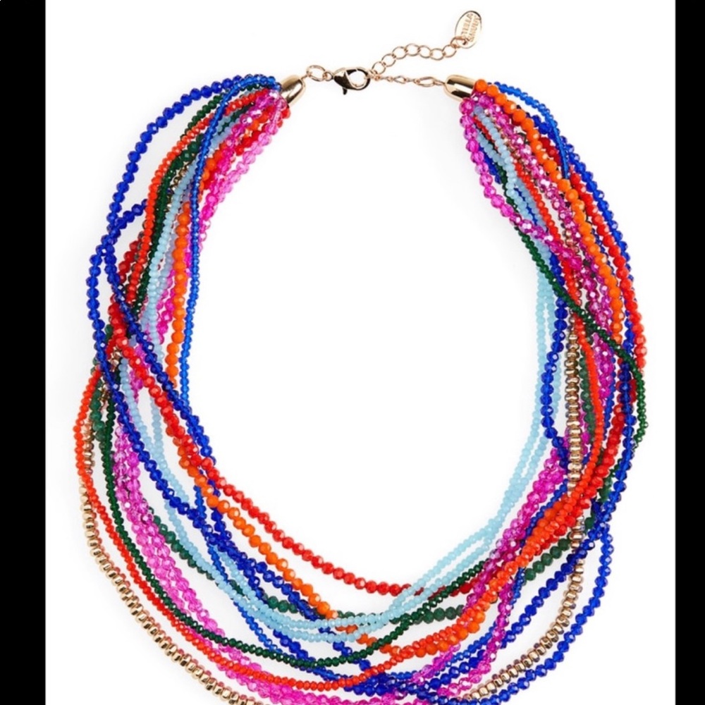 Stella and Ruby Beaded Statement Necklace.